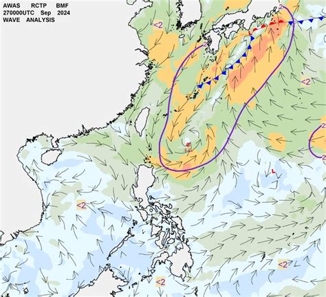 地面分析圖|中央氣象署產品說明文件 預報 分析預測圖 高解析最新地面天氣圖